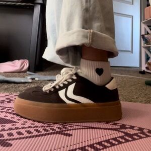 Brown Platform Sneakers